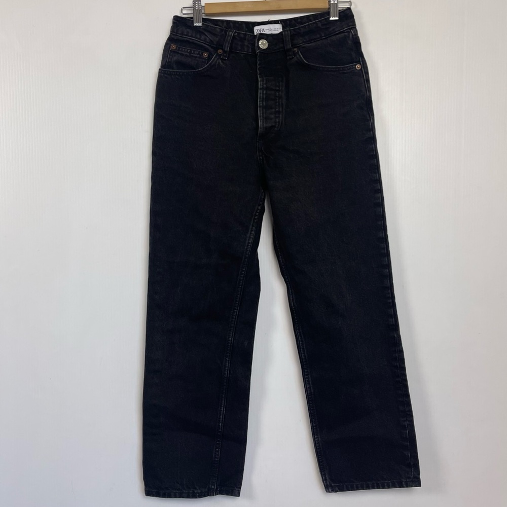 - Zara straight leg black jeans